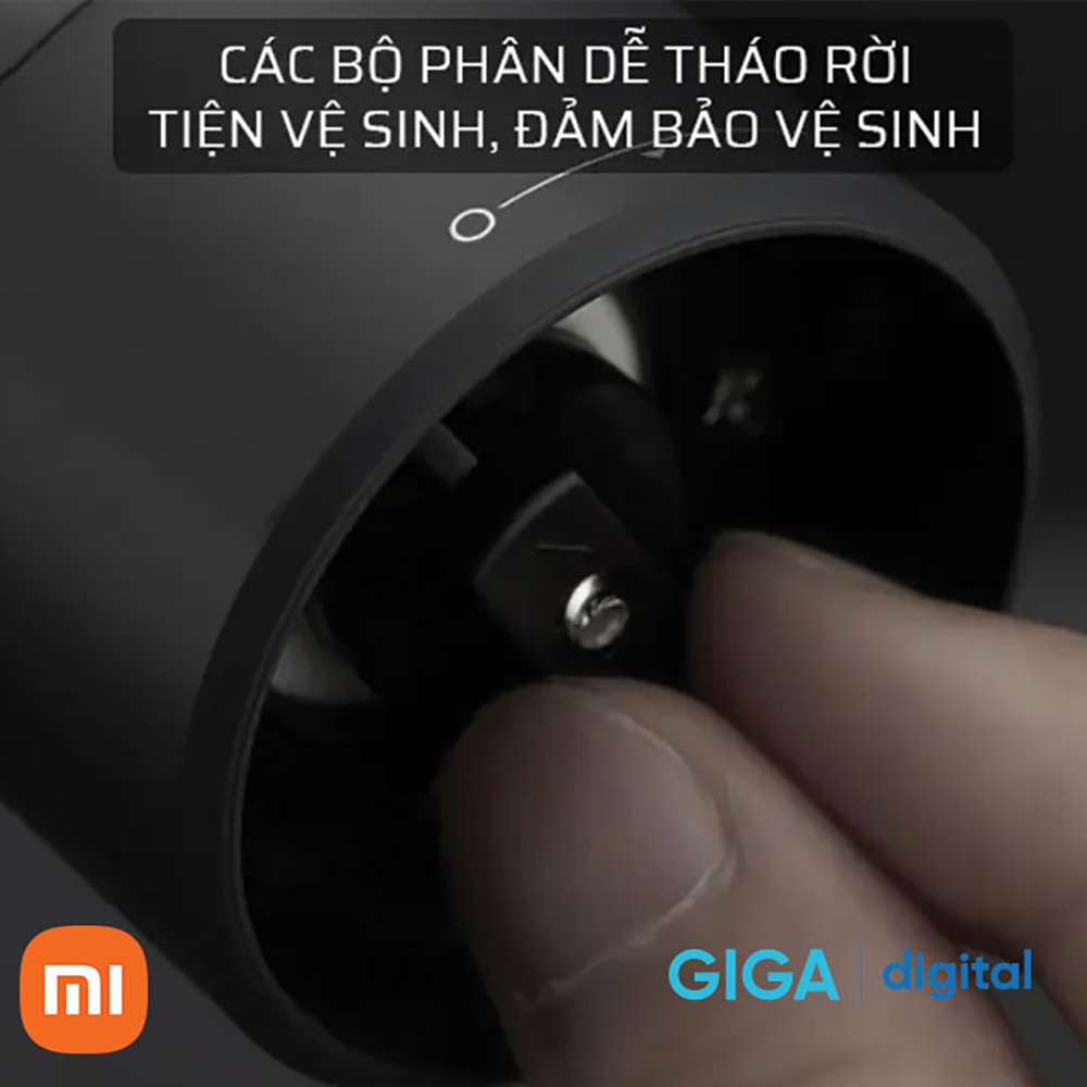 Máy xay hạt tiêu muối gia vị tự động Xiaomi Huohou Youpin bằng điện có đèn LED với 5 chế độ xay - Hàng Chính Hãng