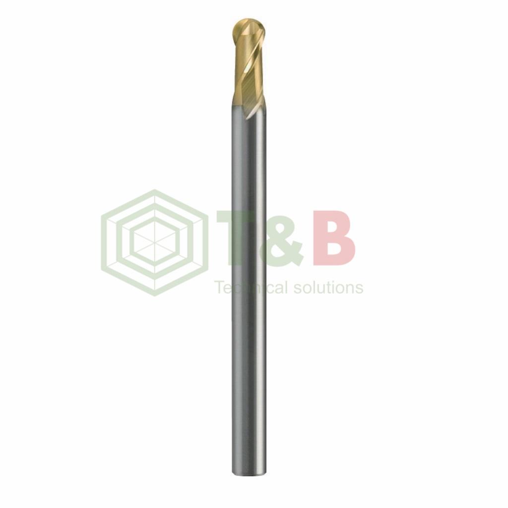 Dao Phay Cầu R4 x 12 x 90L Union Tool Model HSB2080-1200,Dao phay ngón gia công sau nhiệt