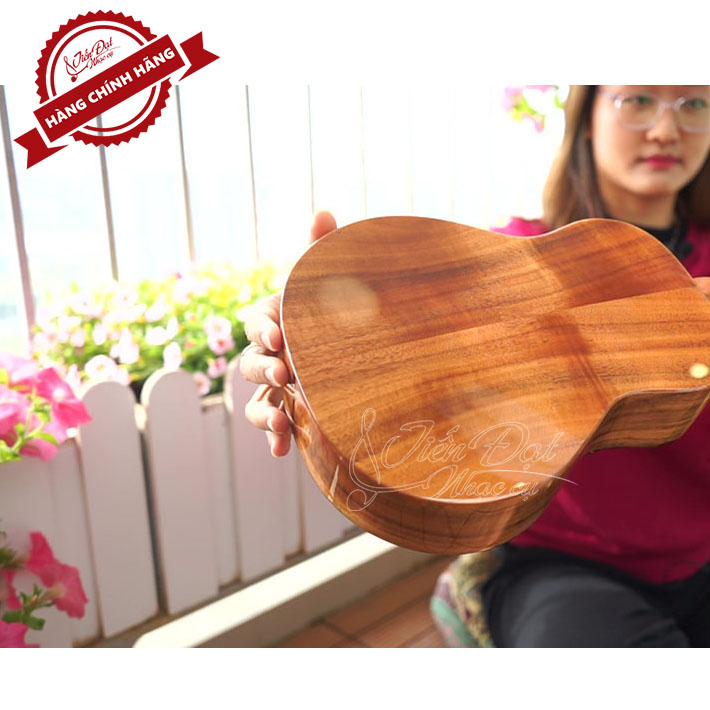 Đàn Ukulele Concert SQOE SQ UK-2420C, Gỗ KOA Nguyên Tấm Cao Cấp, Kèm Quà Tặng - Hàng Chính Hãng