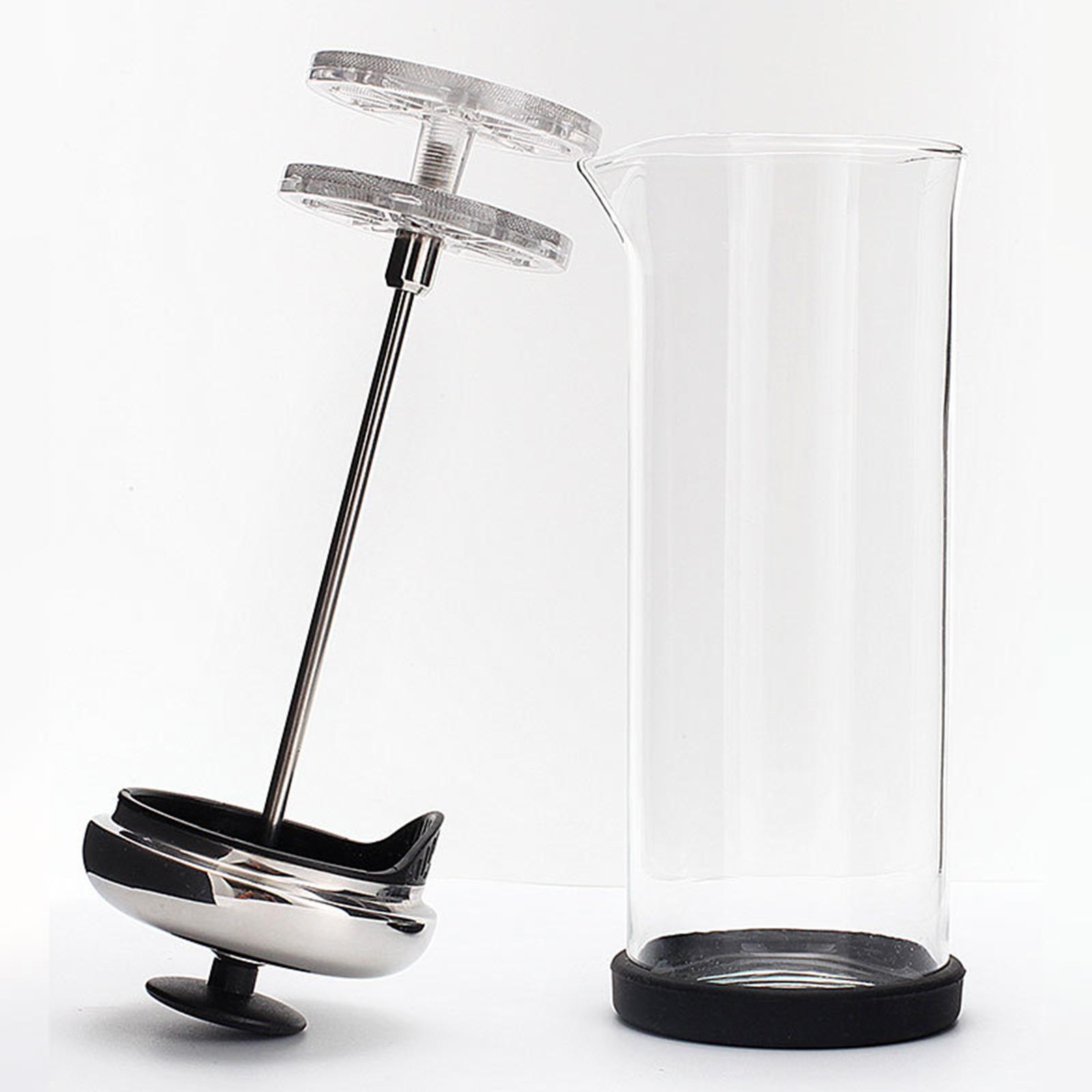 400ML Double  Milk Frother Manual Frothing Coffee Cappuccino