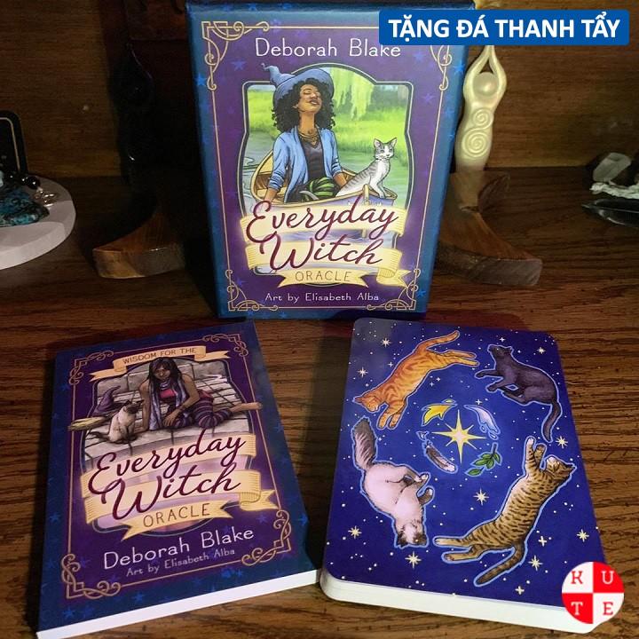 Bộ Bài Everyday Witch Oracle 40 Lá Bài Tặng File Tiếng Anh Và Đá Thanh Tẩy