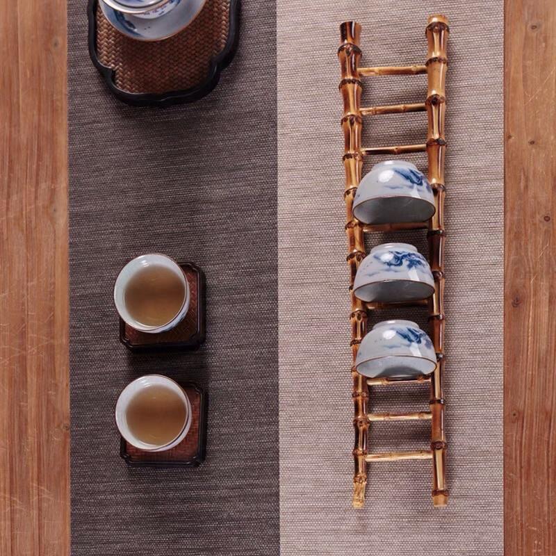 Kệ để bát bằng tre có sẵn