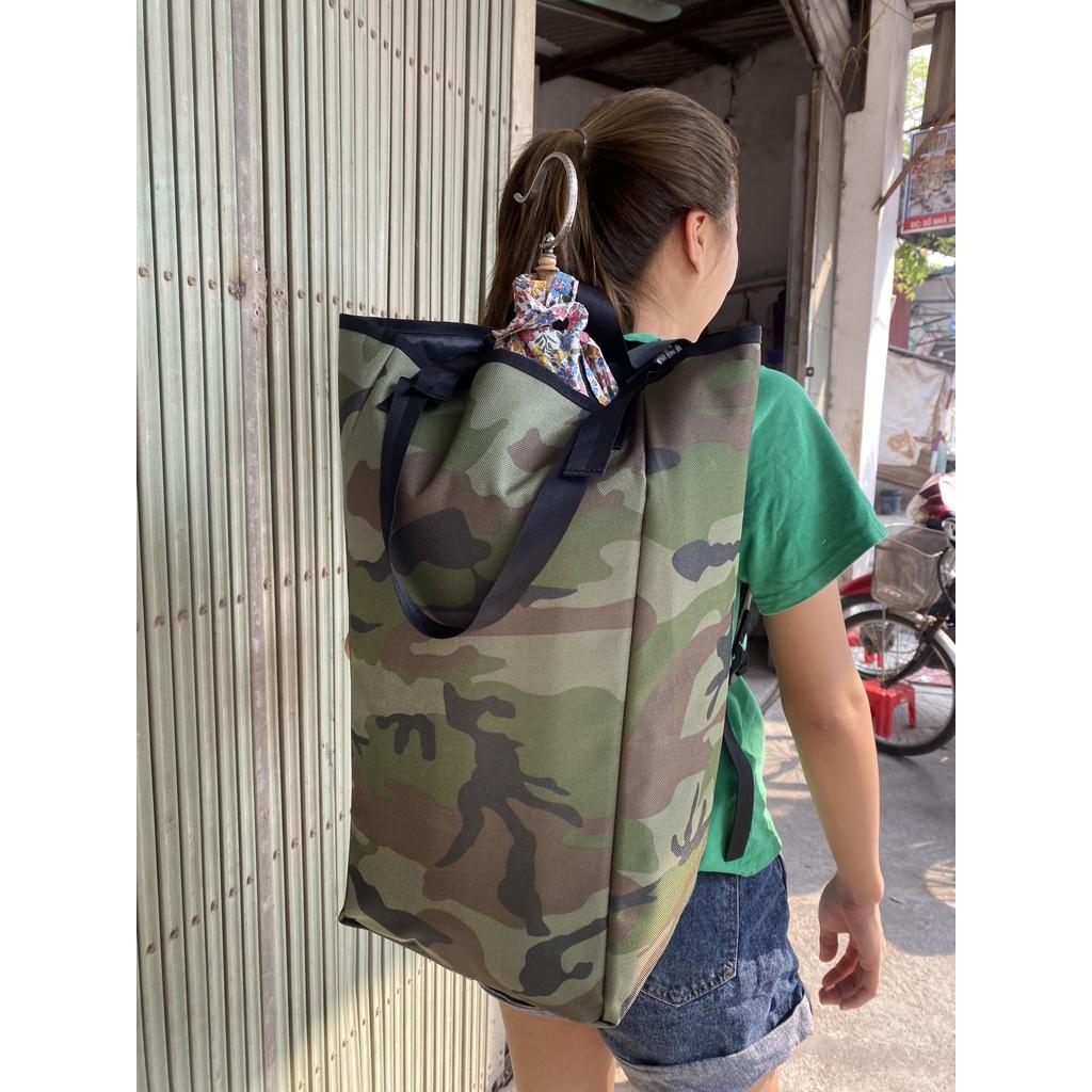 Ba lô đeo lồng chim khuyên vải dàn di