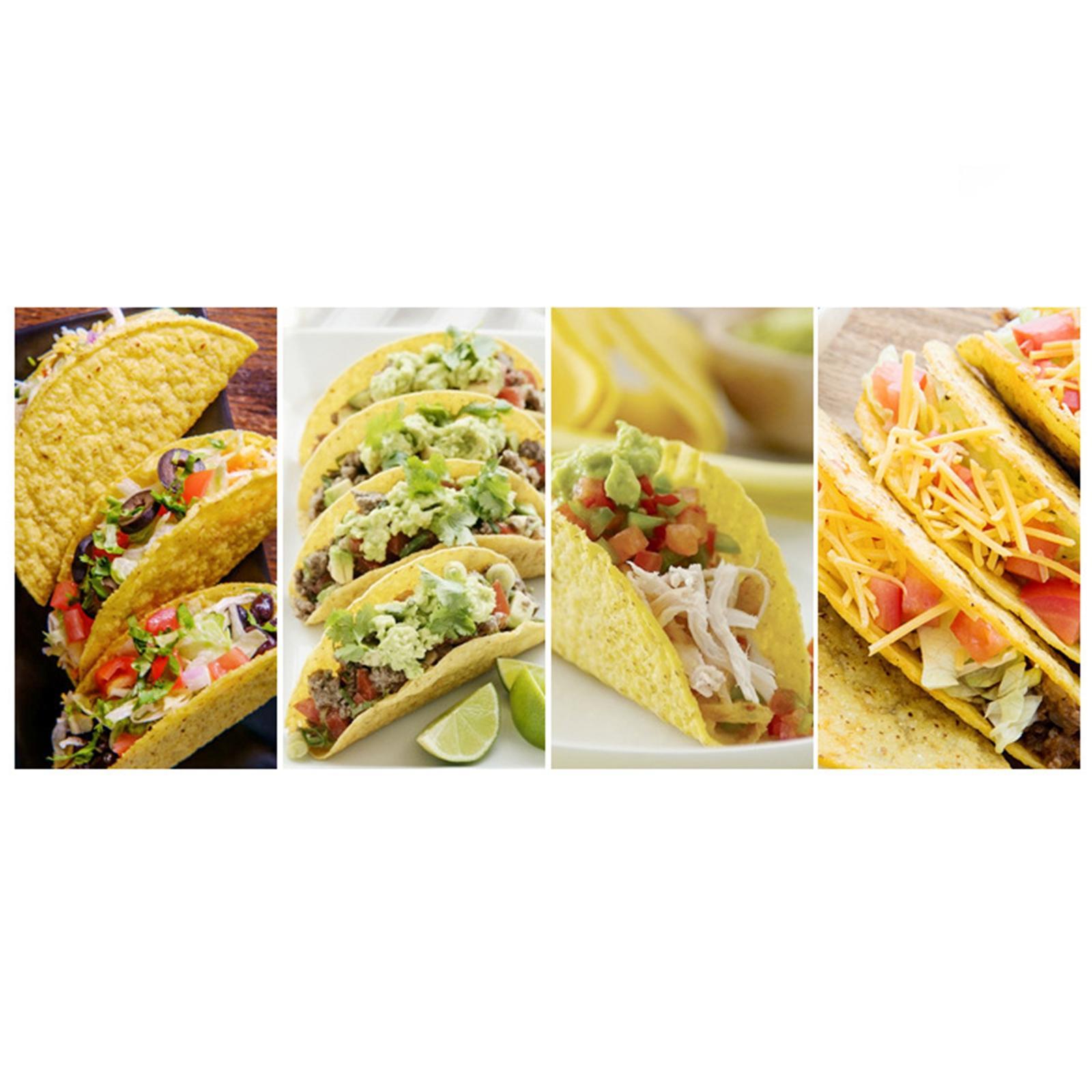 Taco Holder Stand Plate Hot Dog Holder Server for Picnic, Party, Festivals