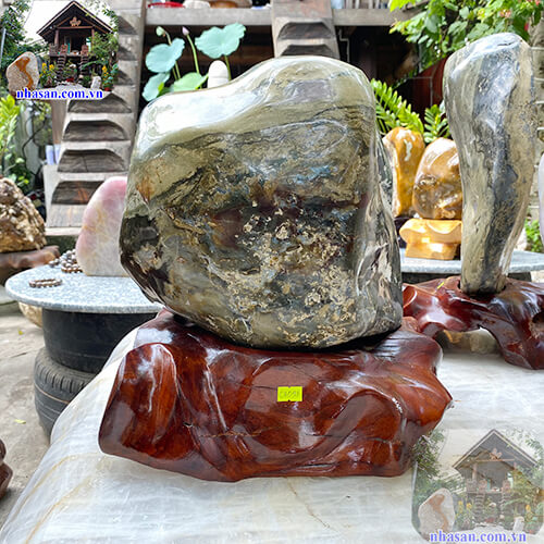 Trụ đá canxedon chuyển mã não mang đến sự tự tin và kiên định giúp bạn tiến tới thành công CXD93 nặng 28kg kích thước 34x30x22