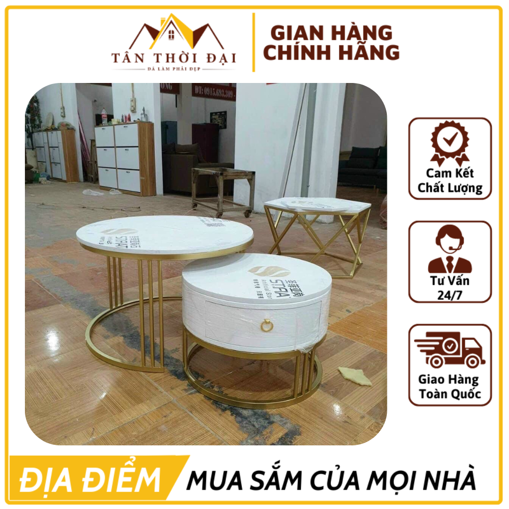 Bàn Trà Lồng Nhiều Mẫu, Bàn Trà Sô Pha, Bàn Décor Gia Công Đẹp, Sang Trọng - Tổng Kho Nội Thất Tân Thời Đại