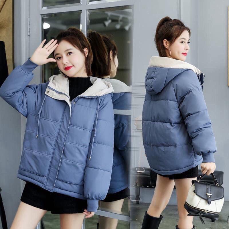 ÁO KHOÁC PHAO NỮ 3 LỚP NÓN THÊU