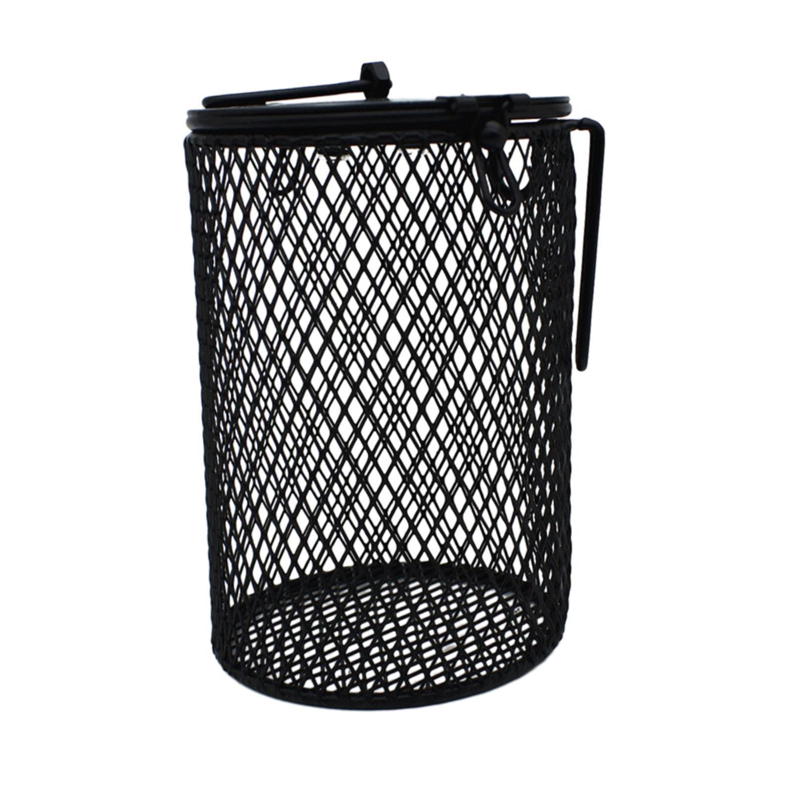 Reptile Heater Guard Reptile Lamp Cover Protection Reptile Lampshade Tortoise Iron Habitats Amphibian Turtle Heat Mesh Cage