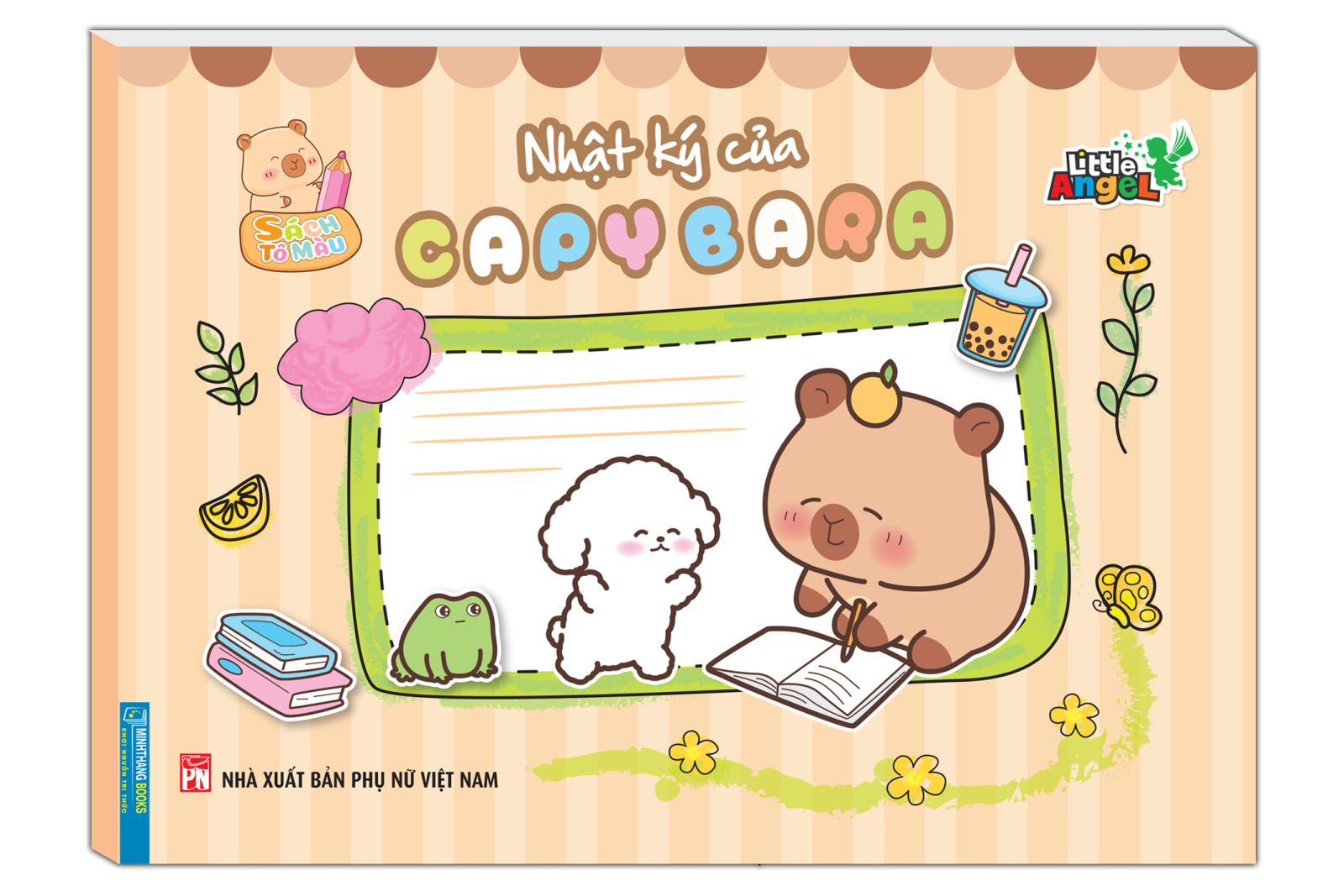 Sách Tô Màu - Nhật Ký Của Capybara