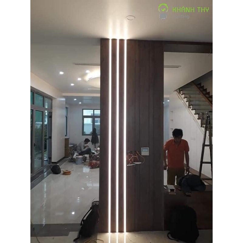 Thanh nhôm âm trần thạch cao, âm tường kt 619 kích thước 30x10mm