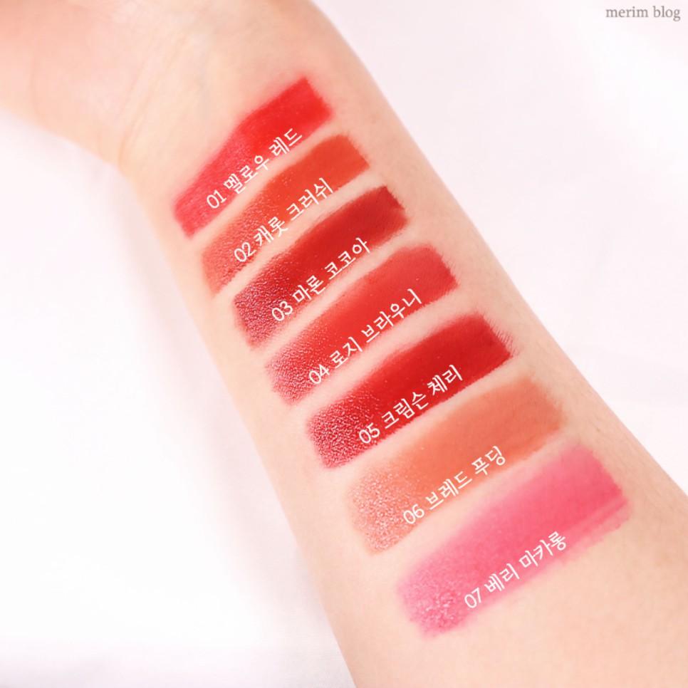 Son Kem Lì Mịn Môi PEKAH WINSOME COTTON TINT Son kem lì Hàn Quốc 4.5g