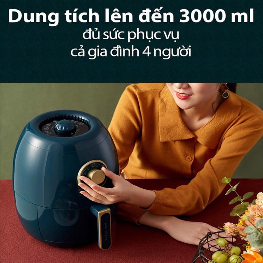 Nồi chiên không dầu Bear 3.5L Công nghệ nhiệt đối Lưu 360 độ, nhựa cao cấp an toàn - Anh Lam Store - Hàng nhập khẩu