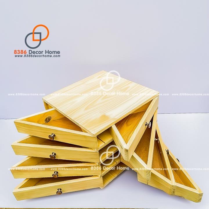 Tủ gỗ Xoay 360 độ xuất khẩu thông minh cao cấp để đồ mỹ phẩm, trang sức, tủ đựng đồ trang điểm, phụ kiện