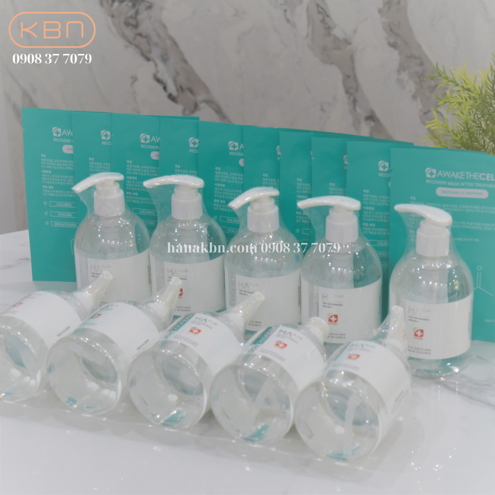 COMBO 10 CHAI SERUM HA PLUS 300ml (Dưỡng Ẩm, Căng Bóng, Sáng Da, Mờ Nếp Nhăn) Hàng Chính Hãng + Tặng 10 Mặt Nạ Soothing