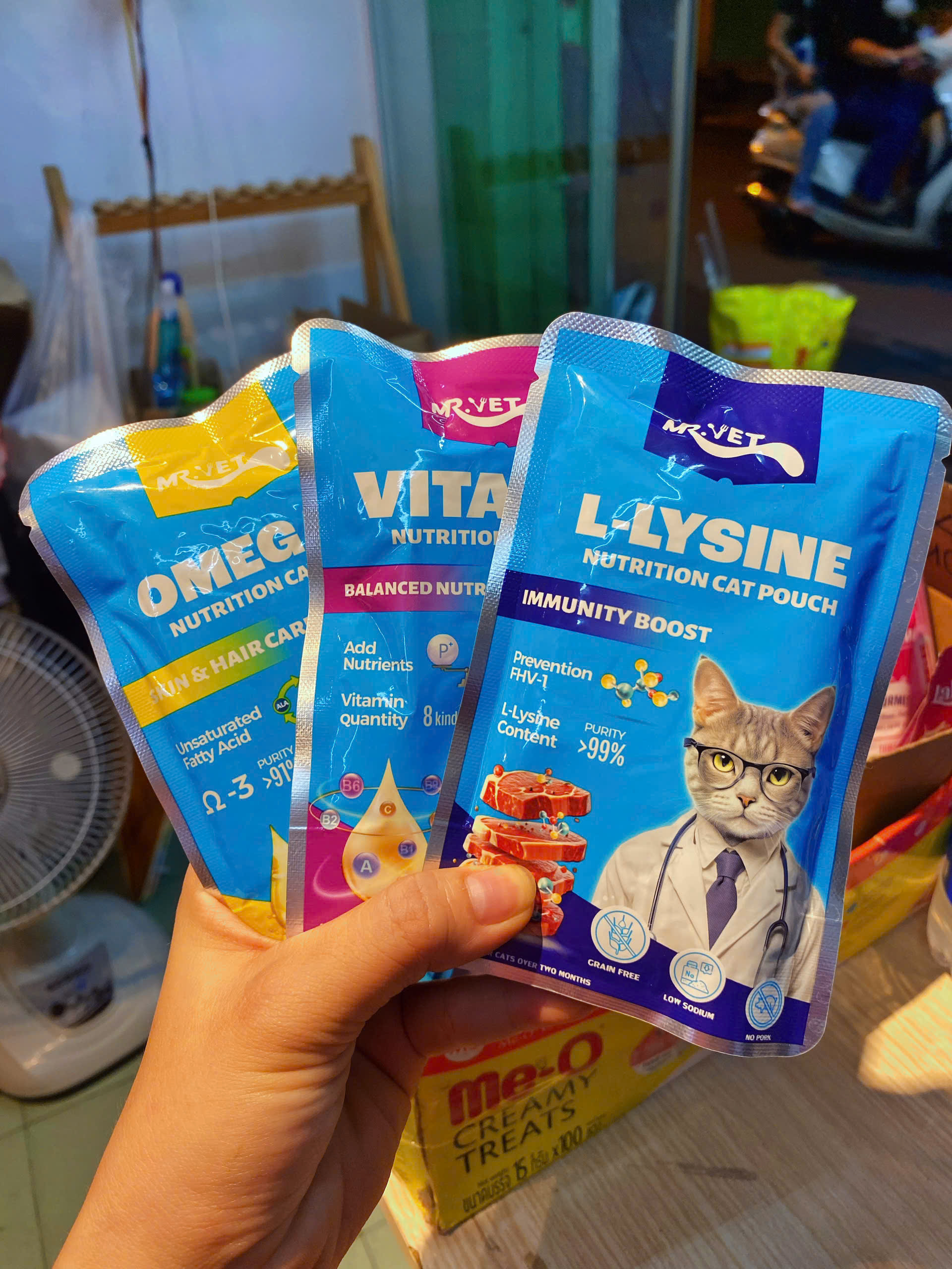 Pate cho mèo Mr.Vet bổ sung Protein, Prebiotics và Taurine, Pate Mr.Vet cho mèo mọi lứa tuổi
