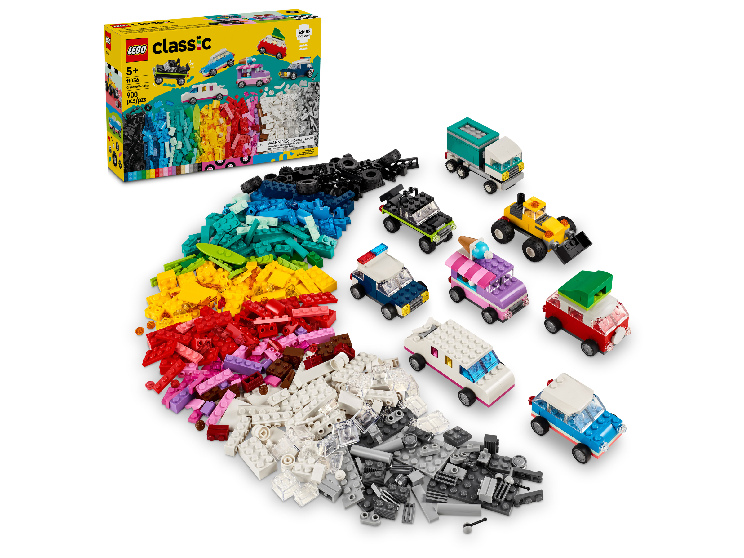 Hình ảnh Đồ Chơi Lắp Ráp Bộ Gạch Chi Tiết Chủ Đề Phương Tiện Xe - Creative Vehicles - Lego Classic 11036 (900 Mảnh Ghép)