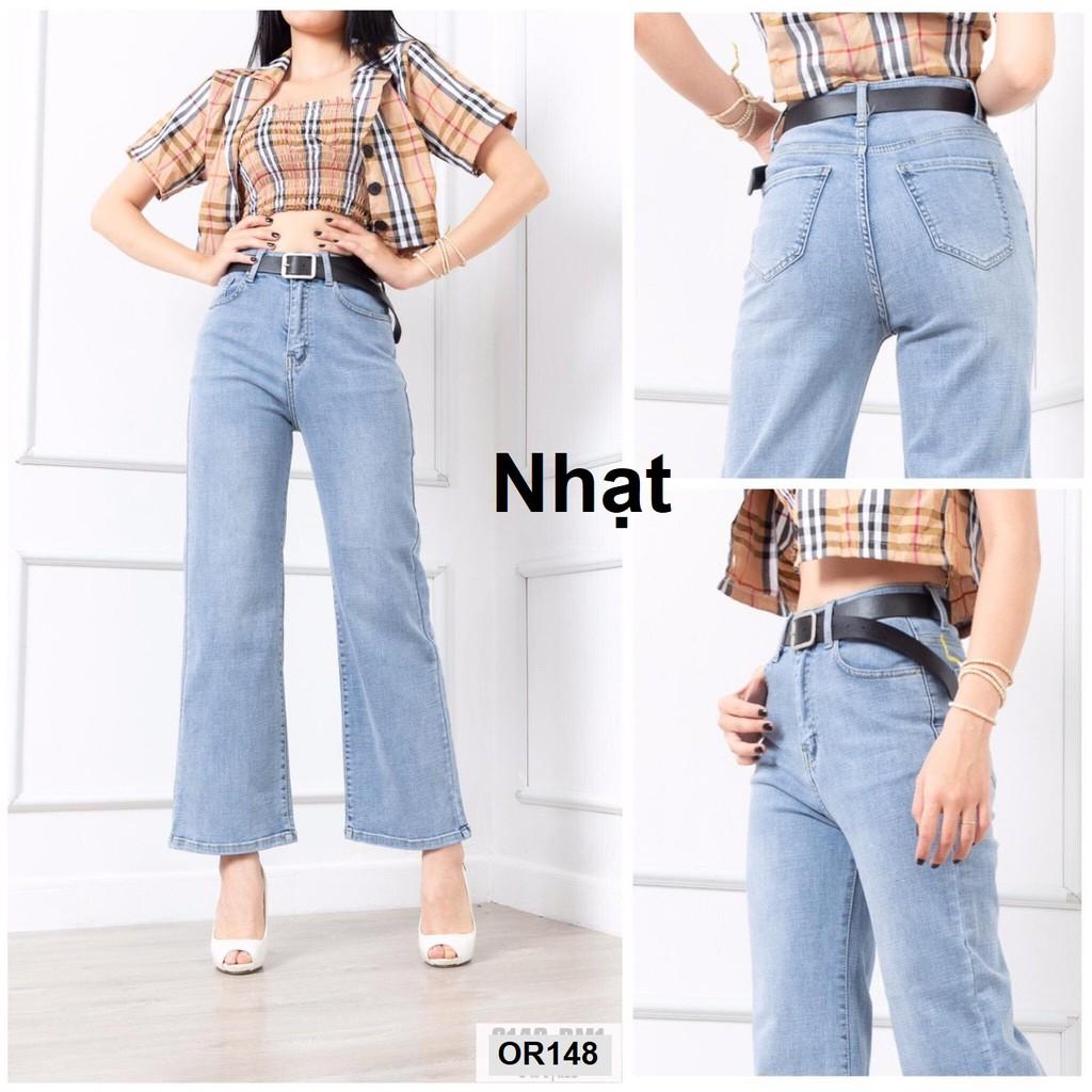 Quần Jean Ống Suông Co Giãn OR148