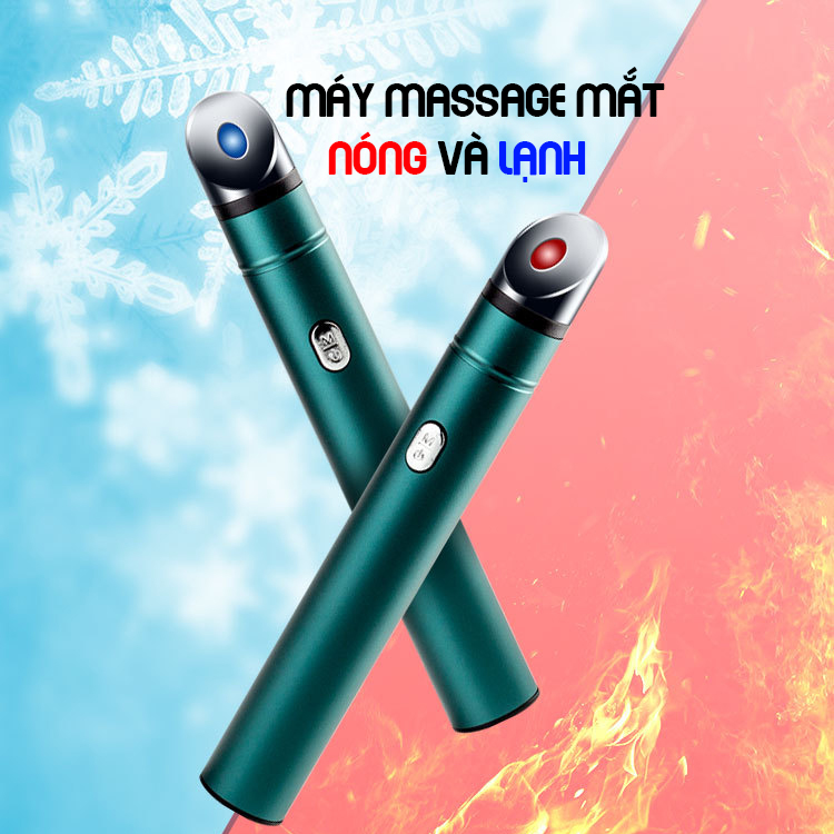 Máy Massage Mắt Nóng Lạnh Thế Hệ Mới-Mát Xa Đẩy Tinh Chất, Giảm Thâm Quầng, Nếp Nhăn