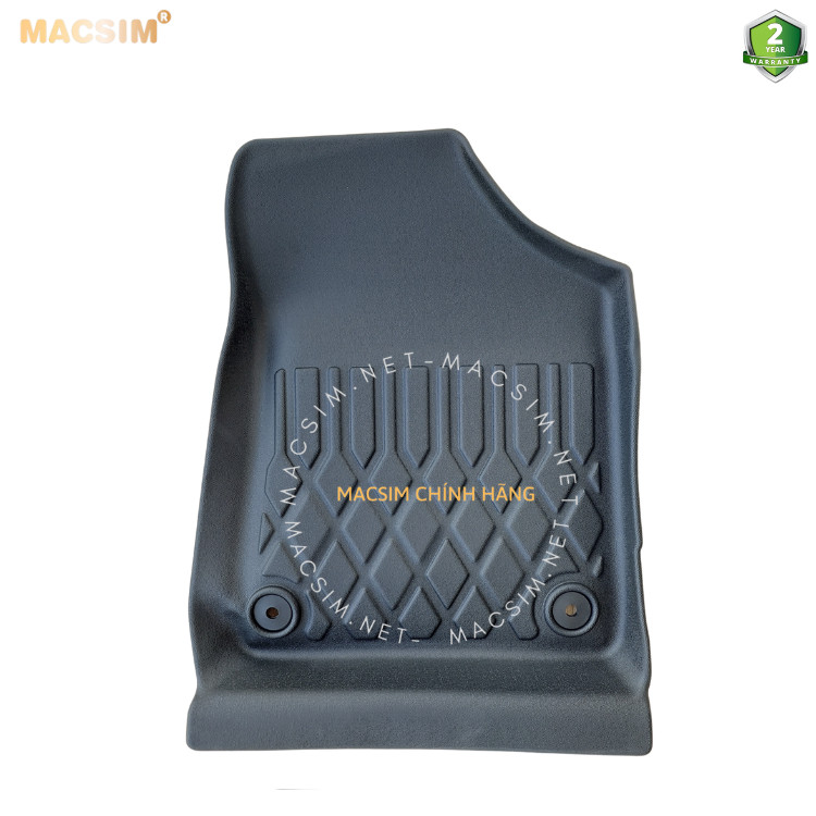 Thảm lót sàn xe ô tô VinFast VF5 Nhãn hiệu Macsim chất liệu nhựa TPE cao cấp màu đen