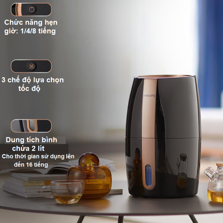 Máy tạo độ ẩm NanoCloud cao cấp Philips - HU2718/00 - HÀNG CHÍNH HÃNG