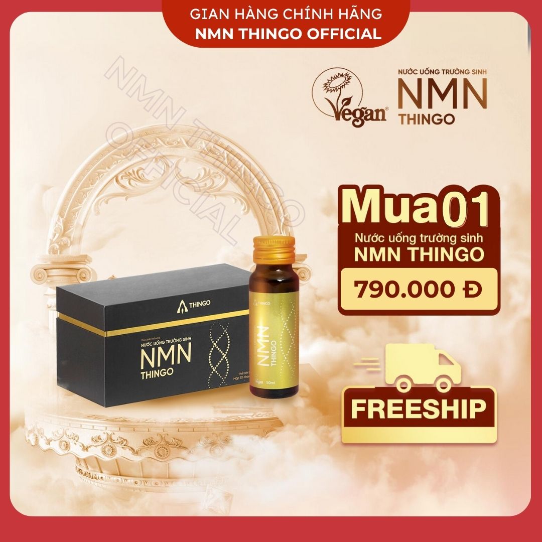 Combo 3 SET Nước Uống NMN Thingo + Tặng Cốc NMN hoặc Túi NMN cao cấp chính hãng