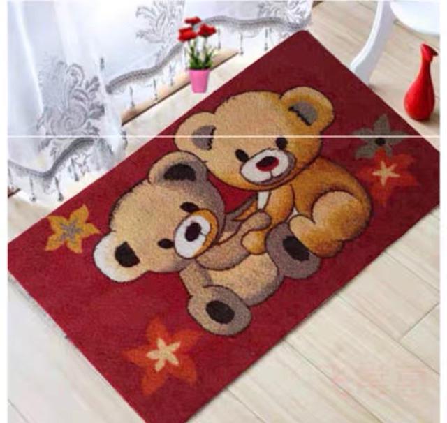 Thảm hoa 3D hàng dầy sang chảnh 40 x60 cm (mầu ngẫu nhiên)