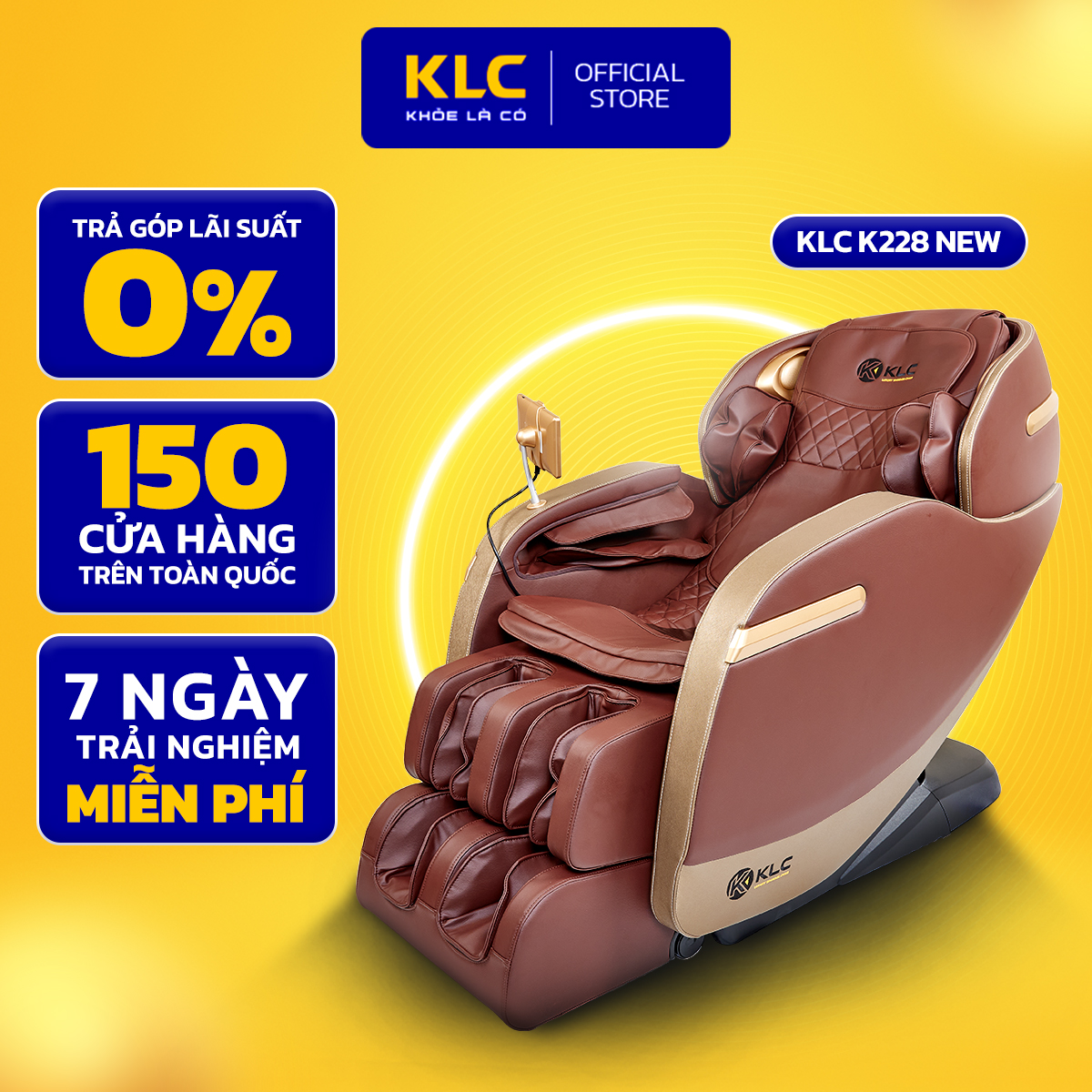 Ghế massage toàn thân KLC K228 New