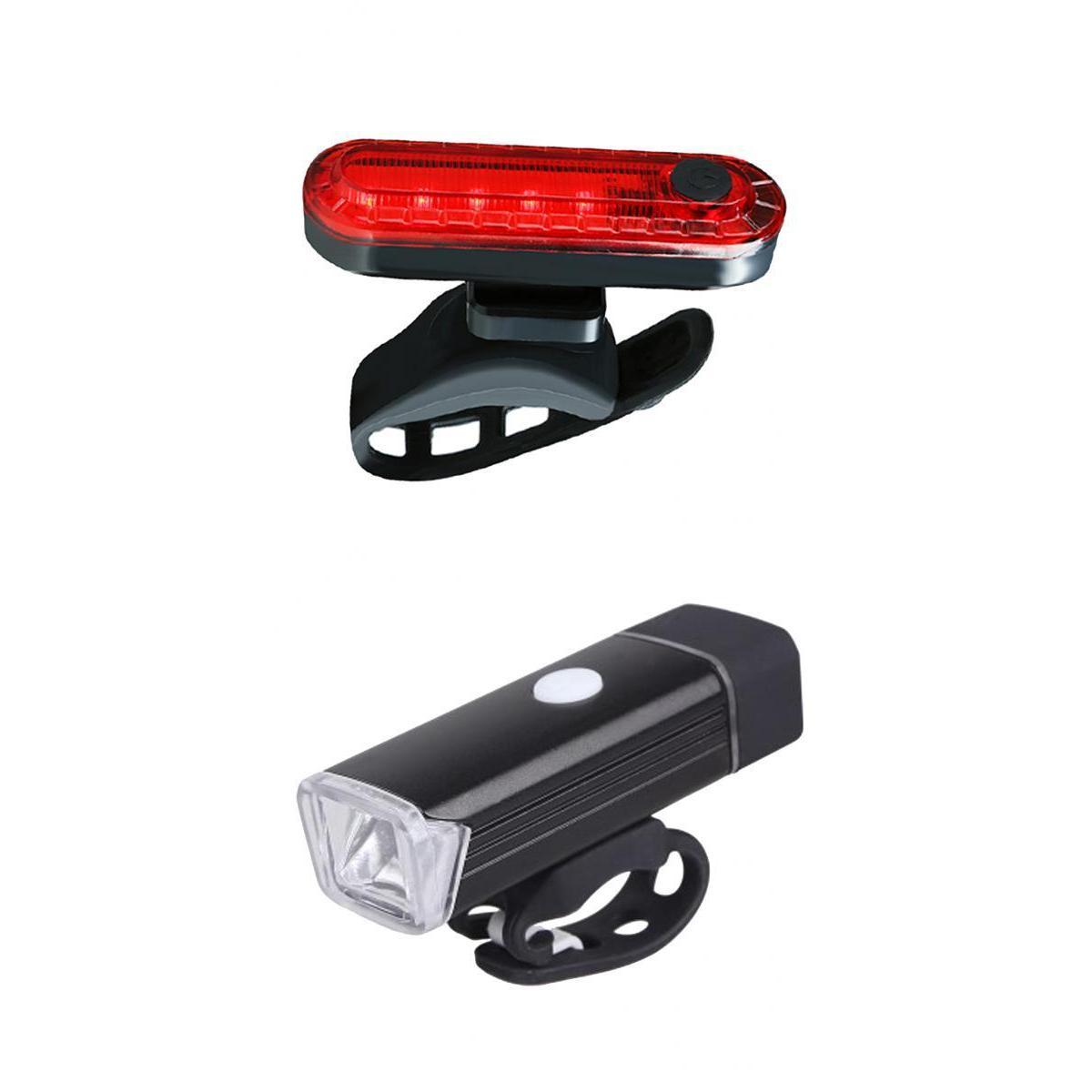 Rechargeable Bicycle Light Mountain Cycle Front Headlight Rear Light