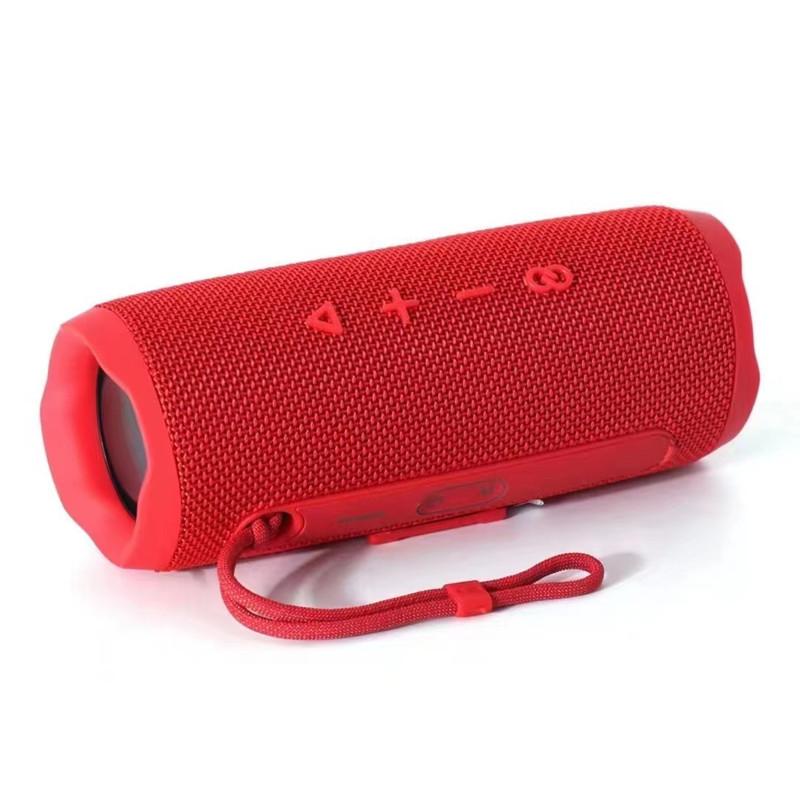 Loa Bluetooth không dây Flip6, Loa siêu trầm chống nước khi lái xe ngoài trời, Đầu vào âm thanh AUX, Phát lại thẻ TF, Máy nghe nhạc MP3 Color: red