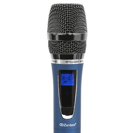 Cặp micro không dây Zenbos MZ-212 kết nối 50m(Hàng Chính Hãng)