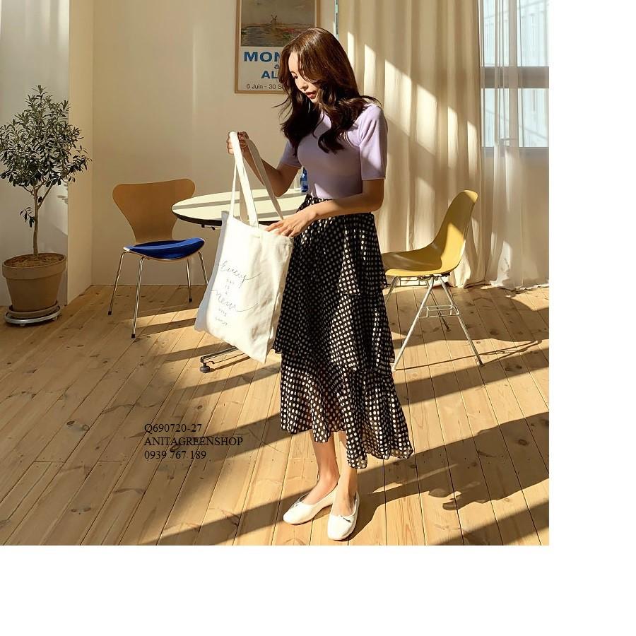 Q690720 CHÂN VÁY NỮ TẦNG