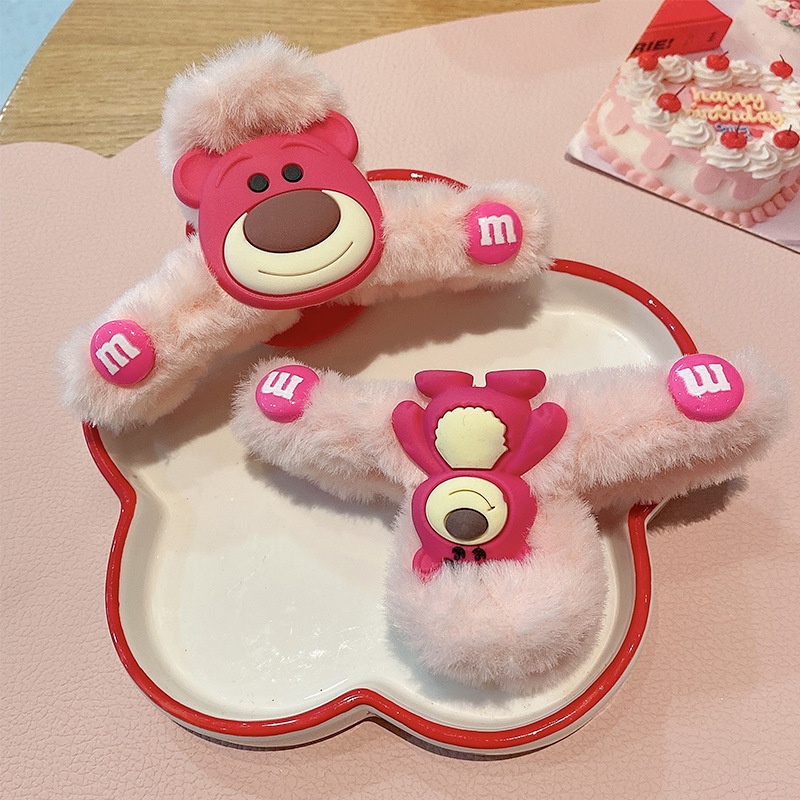 Kẹp Tóc Hình Gấu Đáng Yêu Phong Cách Hàn Quốc