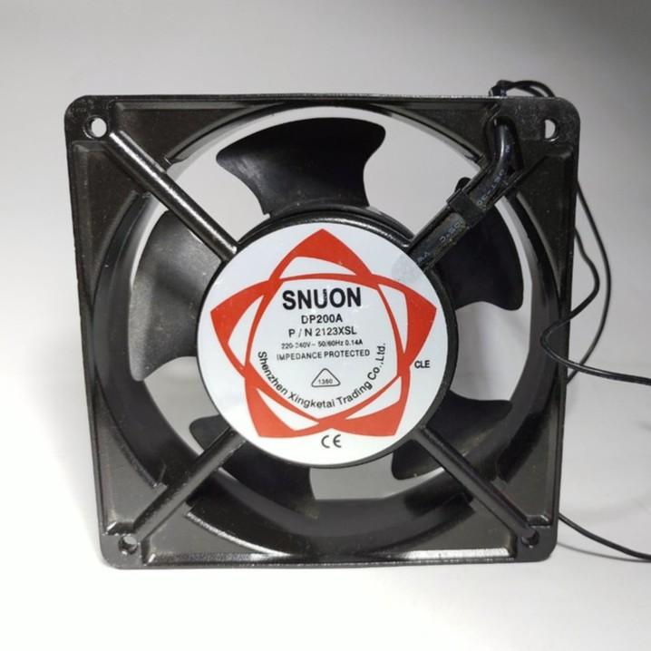 Quạt tản nhiệt, quạt không chổi than 220v 12x12x3.8cm