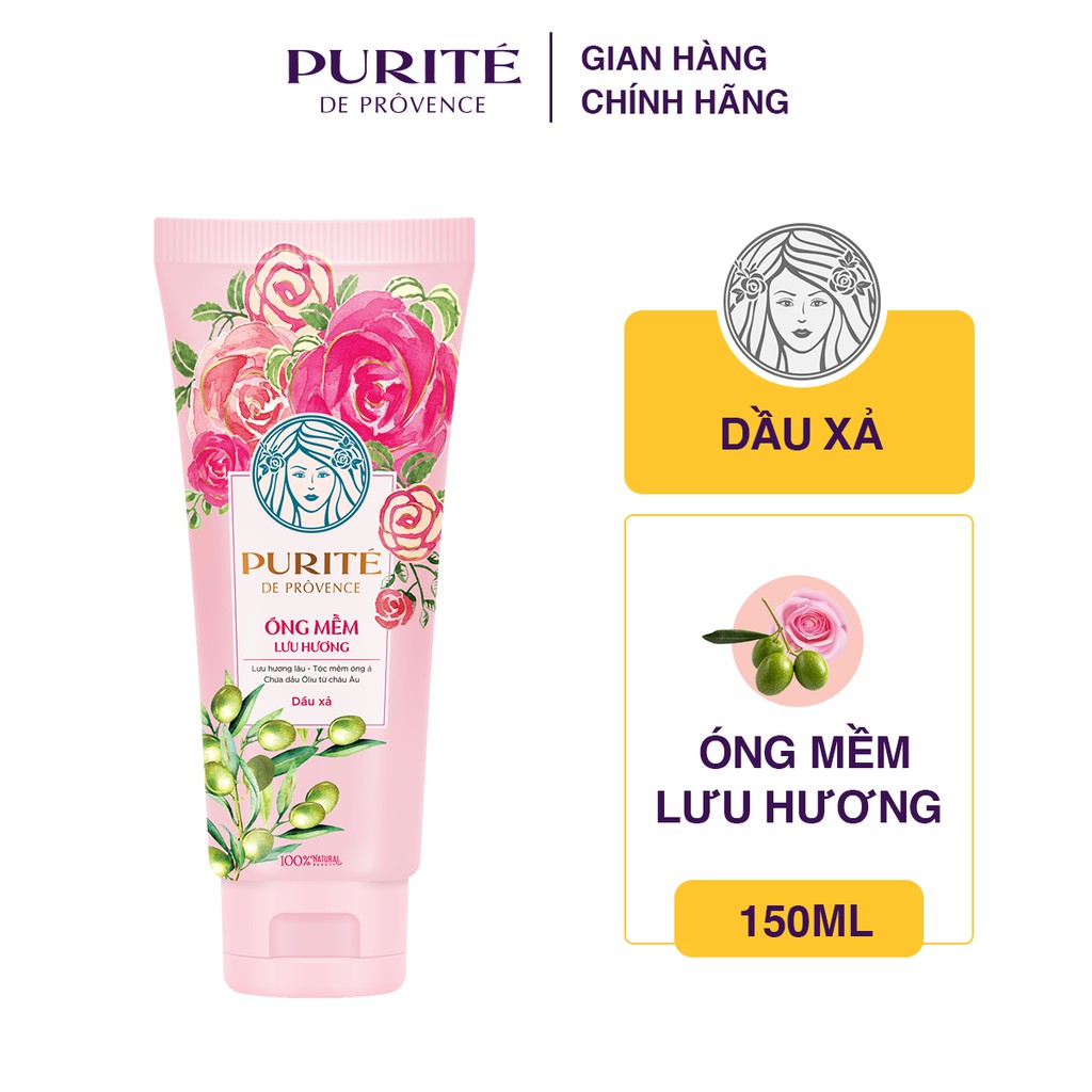 [Hàng Chính Hãng] Dầu Xả Purité Óng mềm Lưu hương 150ml