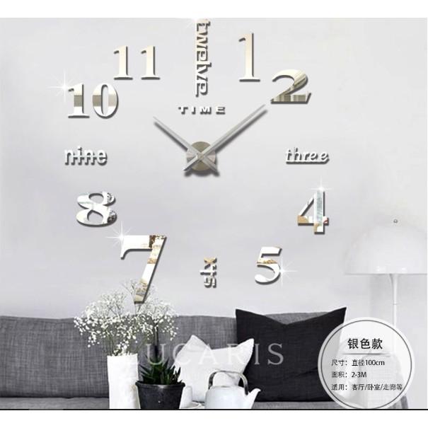Đồng hồ dán tường trang trí sang trọng DIY