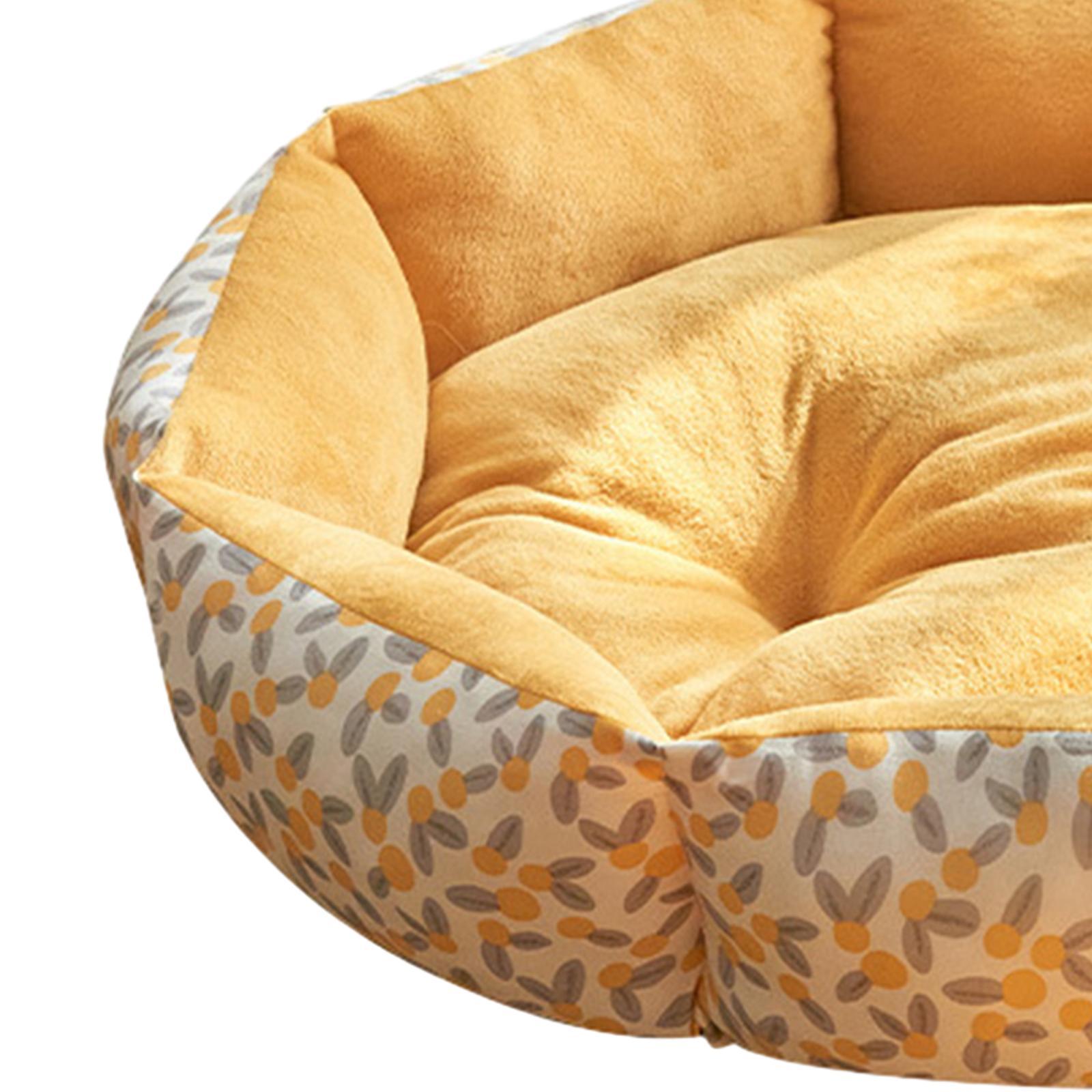 Round Dog Beds, Pet Dog Bed, Warm, Autumn Winter, Comfortable for Cats Kitten Small Dog Puppy