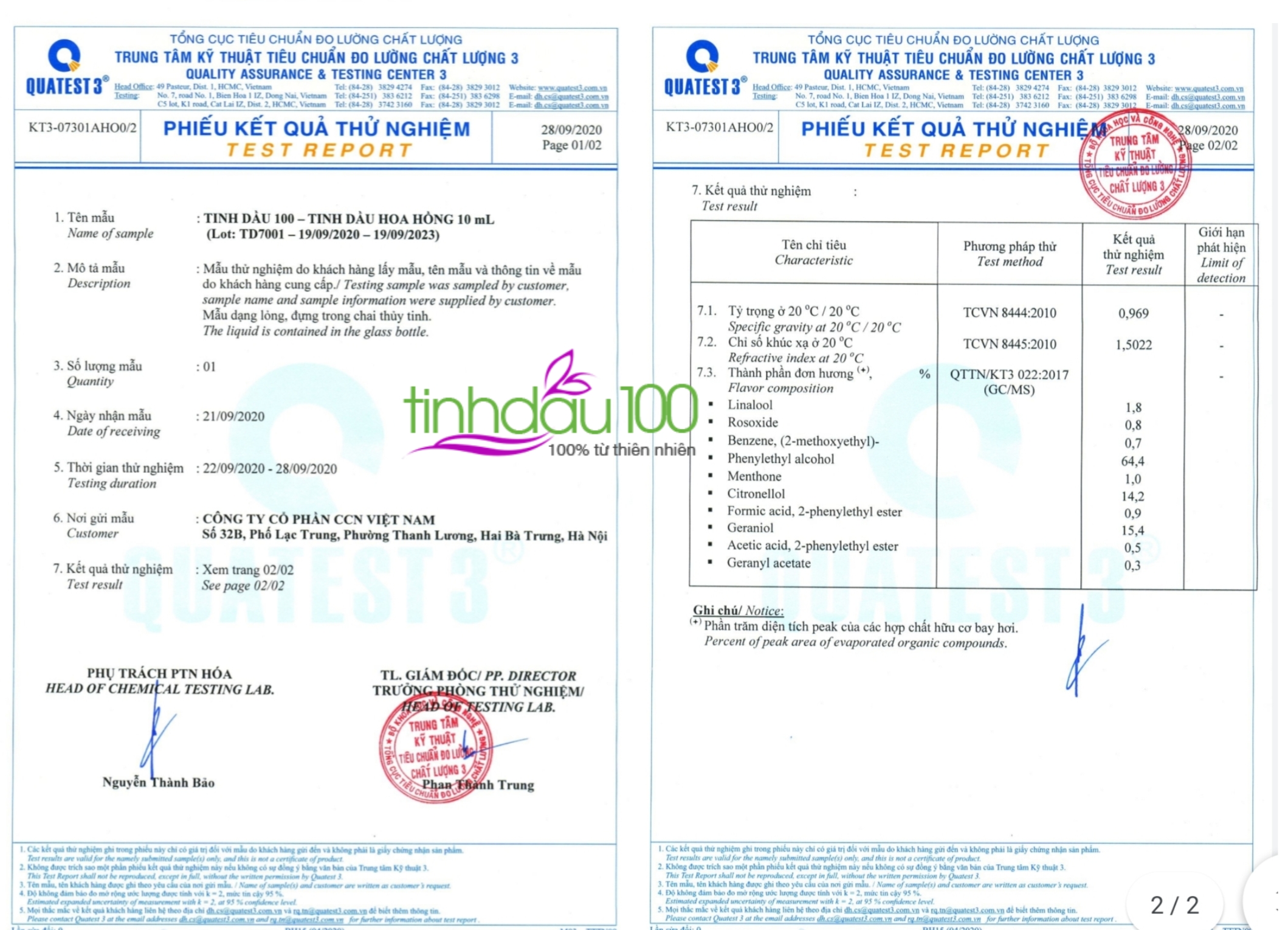 Tinh dầu hoa hồng nguyên chất, tinh dầu hoa hồng xông phòng cao cấp - Hương thơm sang trọng, quyến rũ - 10ml