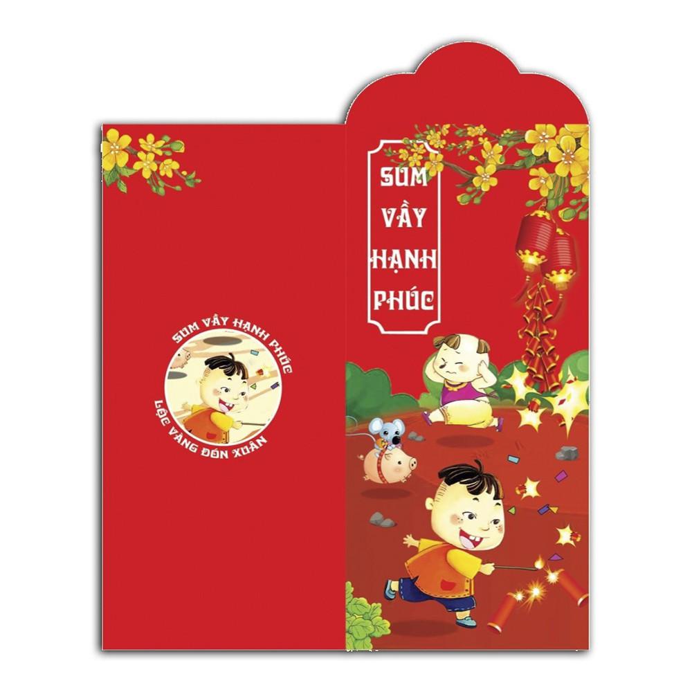 Combo 100 Bao Lì Xì Tết Tân Sửu 2022 Giao Đủ Mẫu