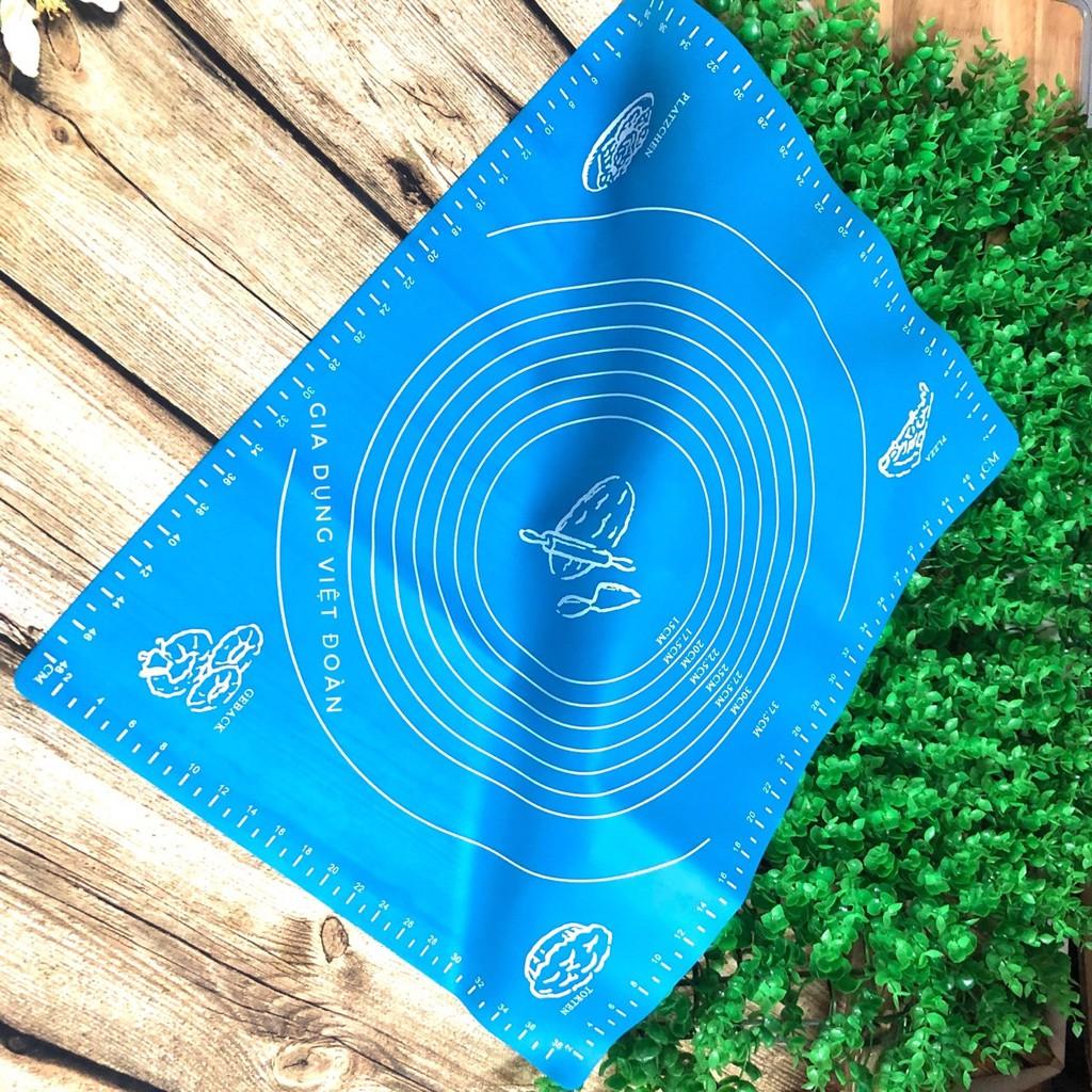 Thảm SILICON dụng cụ làm bánh, nhào bột, lót bánh. SIZE 38x48cm sử dụng thoải mái, dễ vệ sinh và an toàn cho sức khỏe.