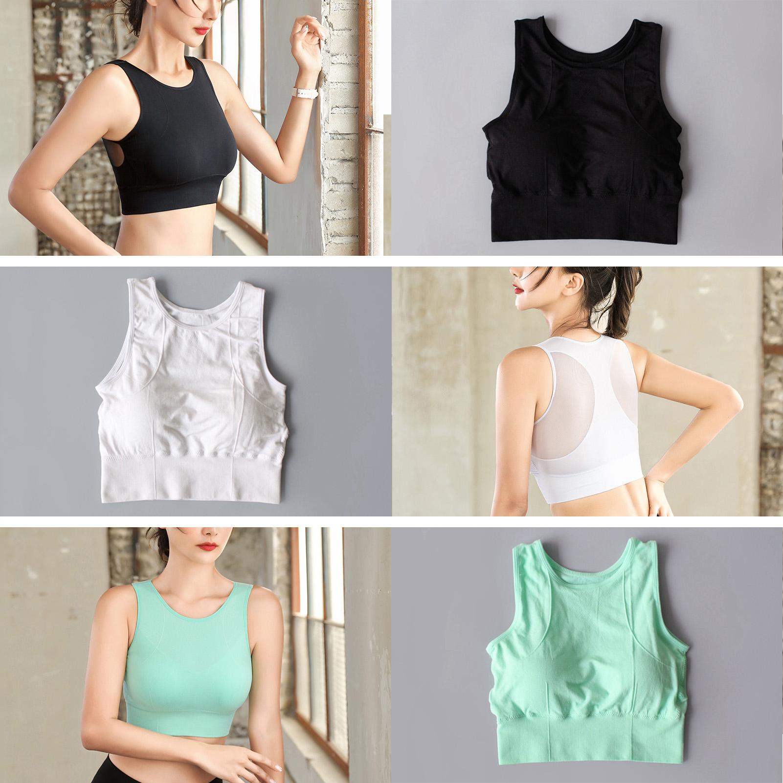 Áo ngực thể thao nữ có mút đệm đẩy ngực, chất liệu vải nylon mềm mại , nhanh khô,Thiết kế lưới nối và bảng thông gió thoáng khí.