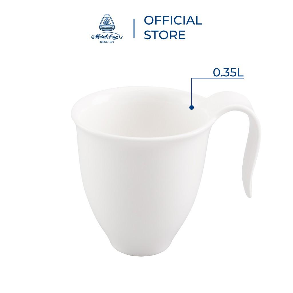 Ca trà 0.35 L Anh Vũ Lys Trắng ngà Sứ cao cấp Minh Long