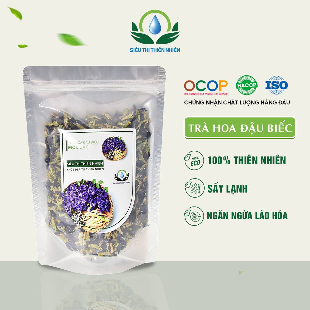 Trà Hoa Đậu Biếc Sấy Khô Siêu Thị Thiên Nhiên 200g