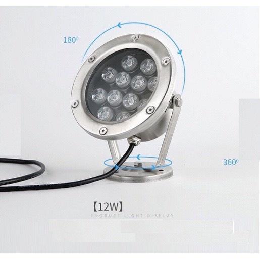 Đèn Led Âm Nước KÈM NGUỒN Chiếu Hồ Cá Koi - Điện Áp 12V và 24V - Chống Nước Ip 68 - Đủ Công Suất Ánh Sáng