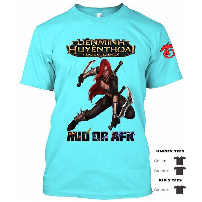 Áo Thun KATARINA, Áo Thun Liên Minh KATARINA Cực Đẹp - Áo Thun LMHT - LOL Tshirt