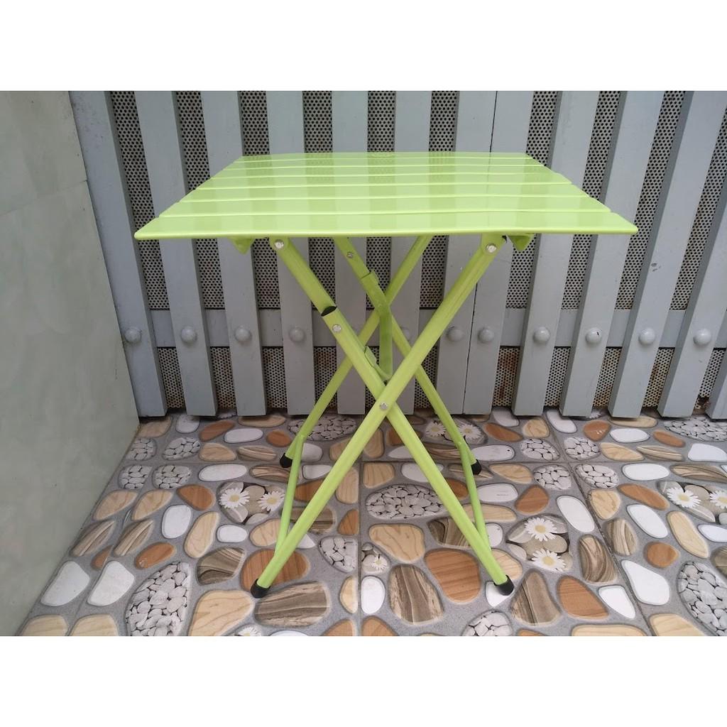 Bàn xếp cafe sắt vuông 45cm mini