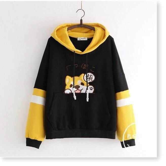 ÁO KHOÁC HOODIES,FROM RỘNG Y HÌNH,CHẤT LIỆU VÃI THOÁNG MÁT,THIẾT KẾ HỌA TIẾT XINH XẮN TRANG NEMO 36 FASHION