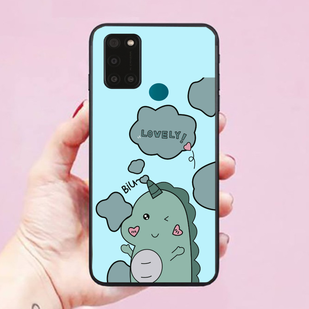 Ốp lưng dành cho điện thoại Realme C17 / Realme 7i Hình Khủng Long Cute
