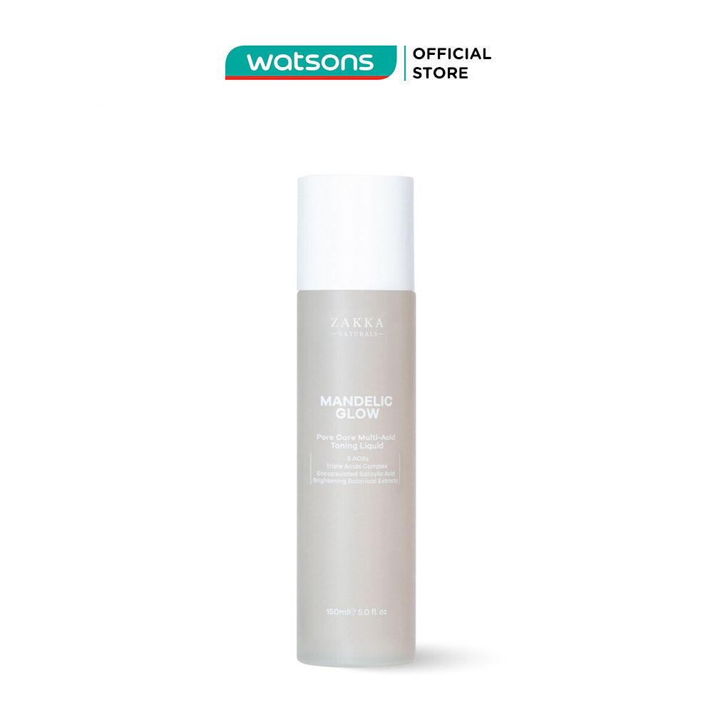 Toner Tẩy Da Chết Zakka Naturals Pore Care Multi-Acid Toning Liquid 150ml