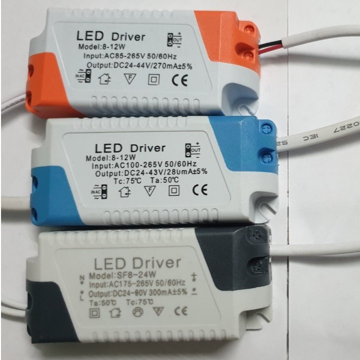 Nguồn drive led tăng phô cho đèn Led panel ốp trần âm trần 8 - 12w-18w