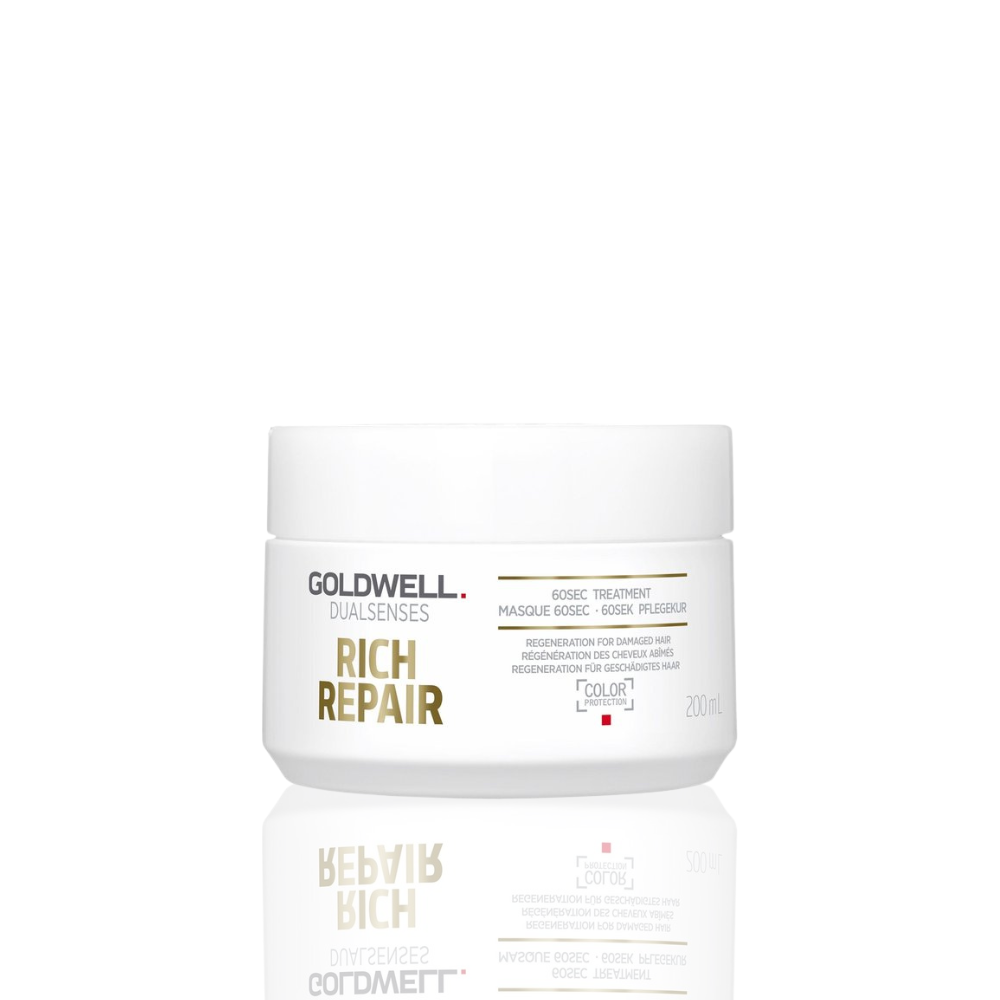 Dầu Hấp 60s Phục Hồi Tóc Hư Tổn Goldwell Rich Repair Phục Hồi Tóc Khô Xơ Hư Tổn Chẻ Ngọn Lên Tới 98